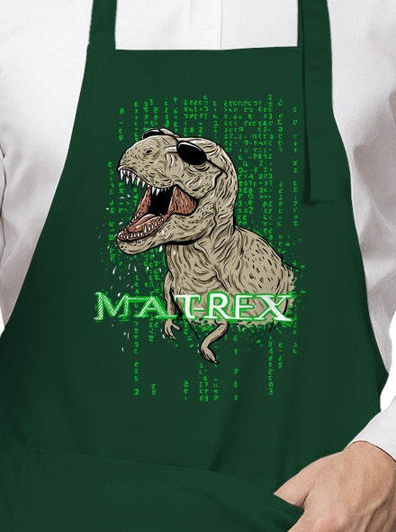 MAT-REX zástěra Bottle Green