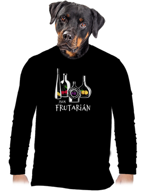 Frutarián pánské dlouhý rukáv Black