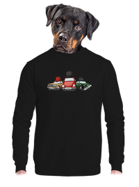 unisex mikina bez kapuce