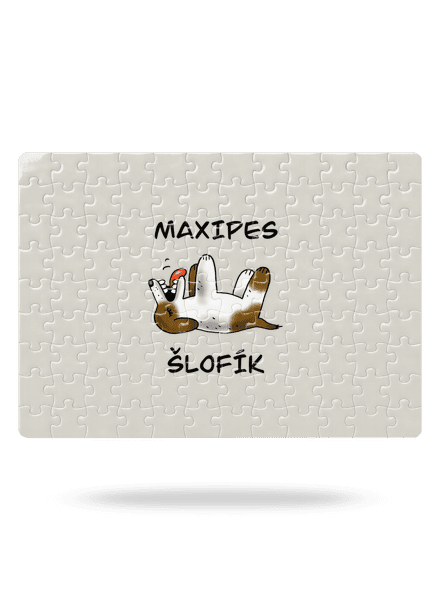 Maxipes Šlofík puzzle White