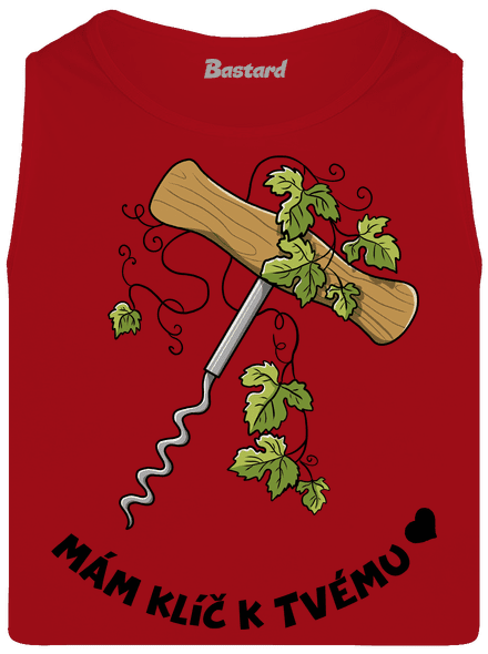 Otevři mé srdce pánské tílko Red
