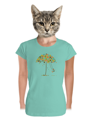 Radost z podzimu dámské tričko premium Mint Mal