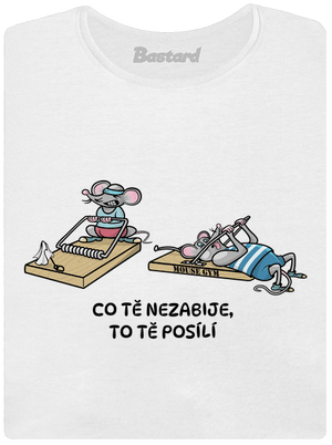 Co tě nezabije dámské tričko s lemem White