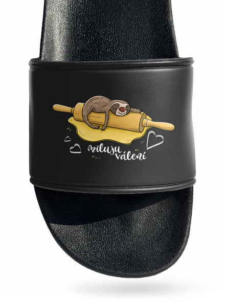 Miluju válení pantofle Black