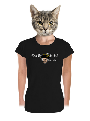 Spadlo ti to dámské tričko premium Black