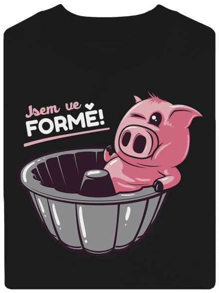 Ve formě unisex mikina bez kapuce Black