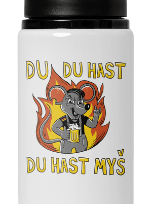 Du hast myš lahev na vodu White