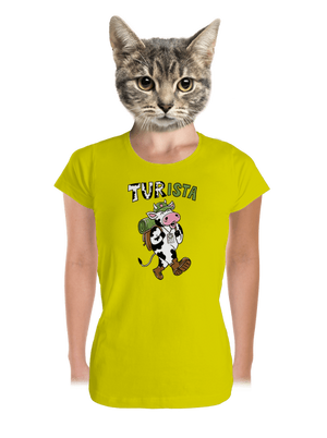 Tur na cestách dámské tričko premium Lemon