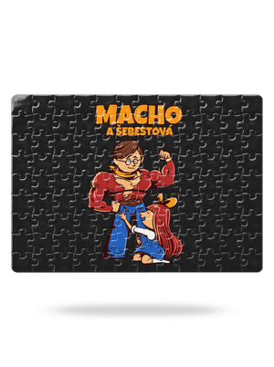 Macho a Šebestová puzzle White