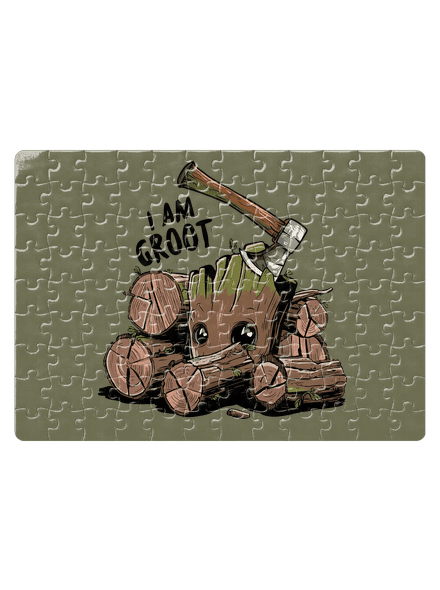I Am Groot puzzle White
