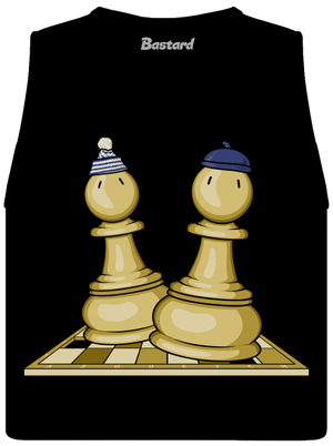 Šach a Mat dámské tílko volné Black