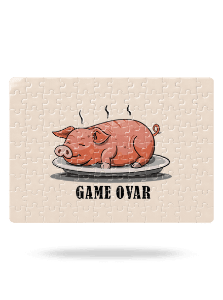 Game ovar puzzle White