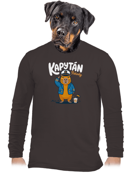 Kapytán pohody pánské dlouhý rukáv Bear Brown
