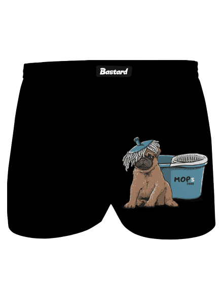 Mops pánské trenky Black