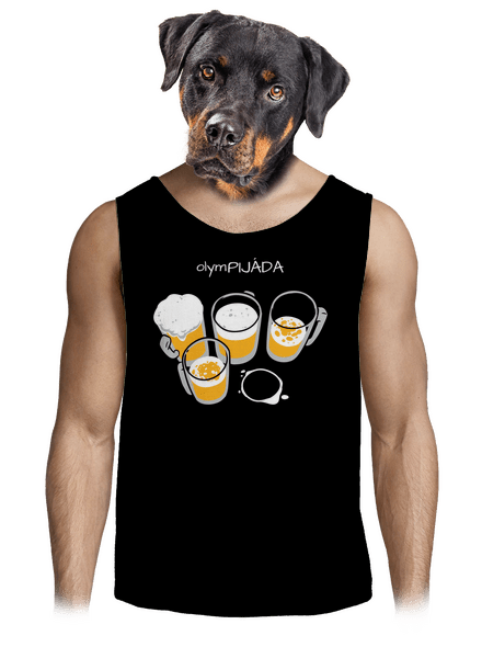 Pijáda pánské tílko Black
