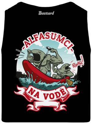 Alfasumci na vodě pánské tílko Black