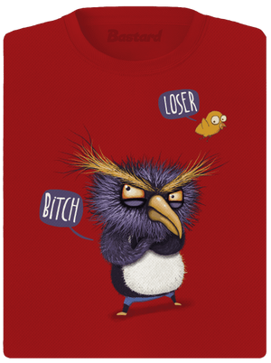 Tučňák prostě nelétá dámské sportovní tričko Red Mal