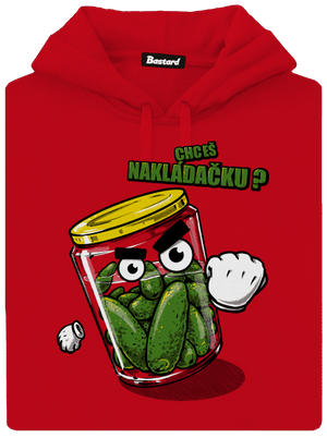 Nakládačka pánská mikina klokanka Red