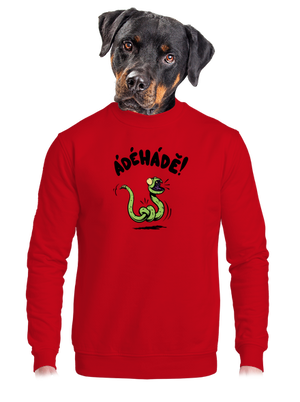 unisex mikina bez kapuce