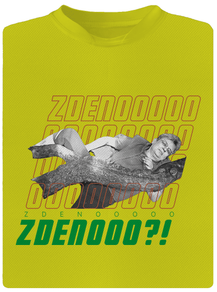 B18: Bába pod kořenem dětské sportovní tričko Neon Yellow