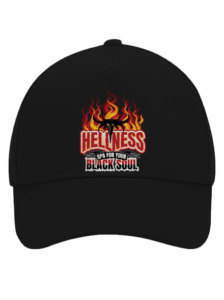 Hellness kšiltovka baseballka Black