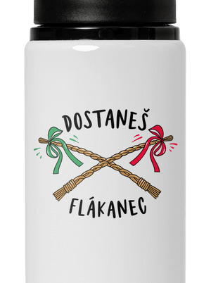 Flákanec lahev na vodu White