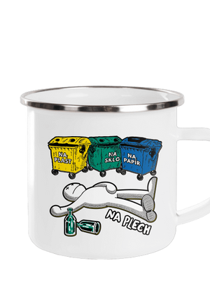 Tříděný odpad plecháček White