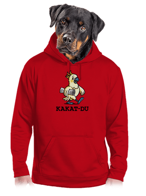 Kakat-du pánská mikina klokanka Red