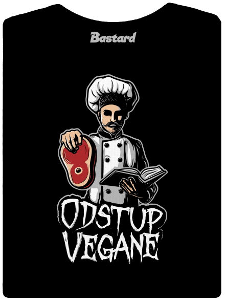 Odstup vegane dámské tričko premium Black