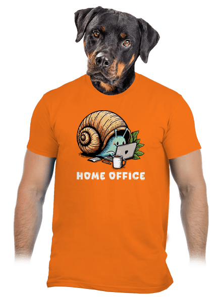 Šnekův home office pánské tričko Orange