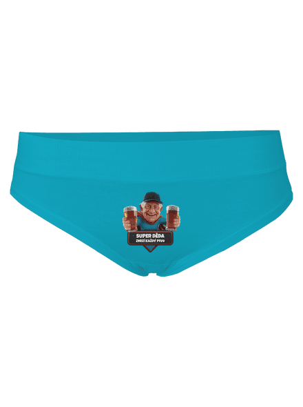 Super děda dámské kalhotky Turquoise