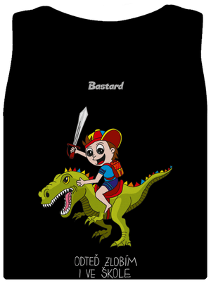 Kluk ve škole dámské tílko klasické Black