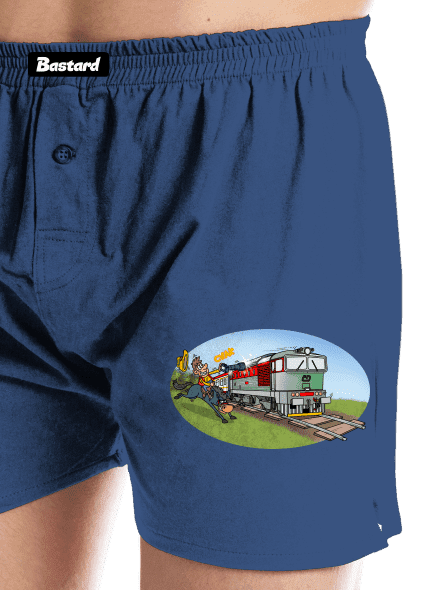 Šotouš na lovu pánské trenky Blue