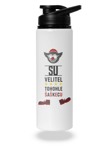 Velitel šaškecu lahev na vodu White