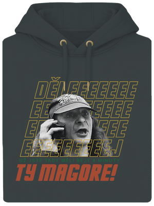 B18: Jiří Kára unisex mikina premium Charcoal