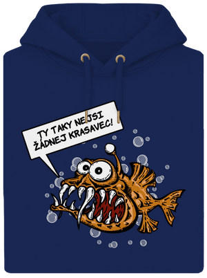 Mořský ďas unisex mikina premium Navy