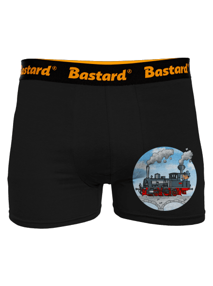 Kouř z komína boxerky Black