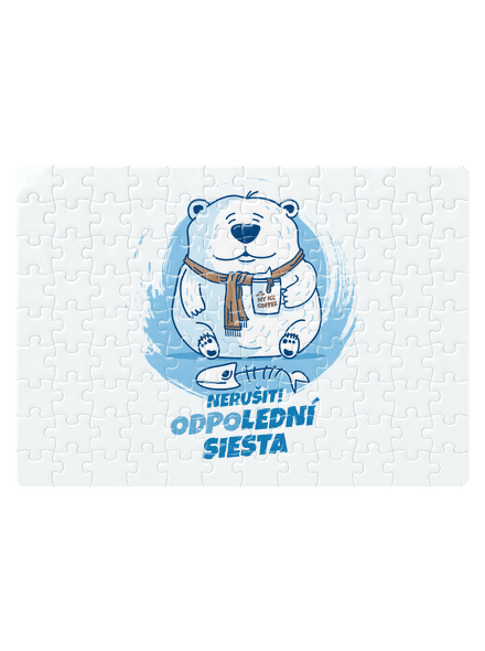 Odpolední siesta puzzle White