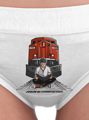 Studentská kolej dámské kalhotky White
