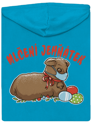 Mlčení jehňátek dámská mikina na zip Blue Atol