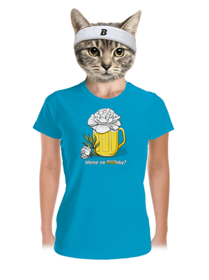 Pivoňky dámské sportovní tričko Blue Atol