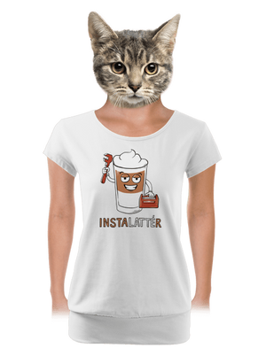 dámské tričko s lemem