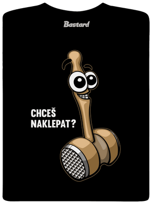 Chceš naklepat? pánské dlouhý rukáv Black