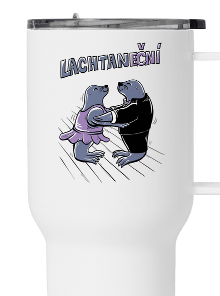 Lachtaneční termohrnek White