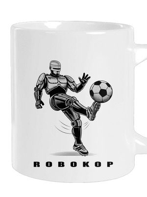 Robokop velký hrnek White