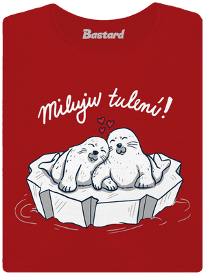 Miluju tulení dámské tričko Red Mal