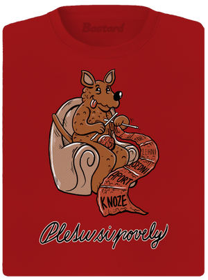 Pletu si povely dámské sportovní tričko Red Mal