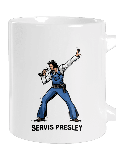Servis Presley velký hrnek White