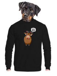 unisex mikina bez kapuce