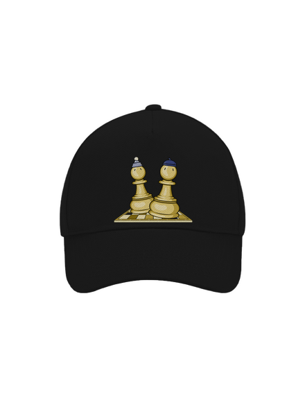 Šach a Mat kšiltovka baseballka Black